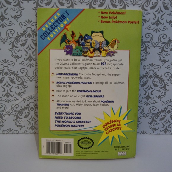 '99 The Official Pokemon Handbook Nintendo "Gotta Catch Em' All!" No Poster - Picture 9 of 10